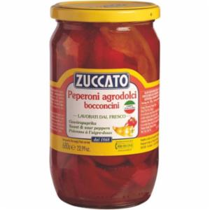 Zuccato Peperoni Agrodolci A Bocconcini 680g