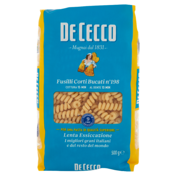 De Cecco Fusilli Corti Bucati n°198 500 g