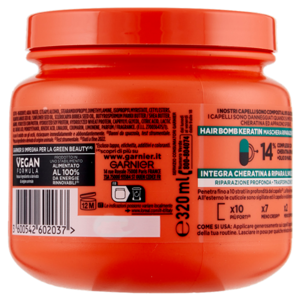 Garnier Fructis Maschera Ripara&Rinforza per capelli danneggiati 320 ml