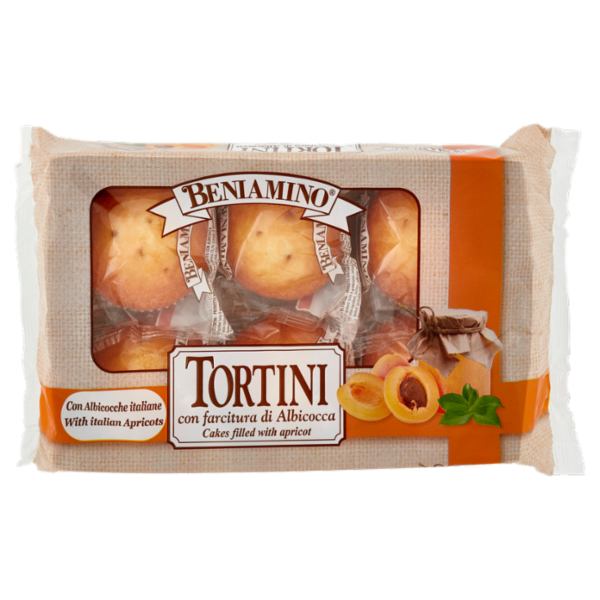 Beniamino Tortini con farcitura di Albicocca 6 x 41,7 g