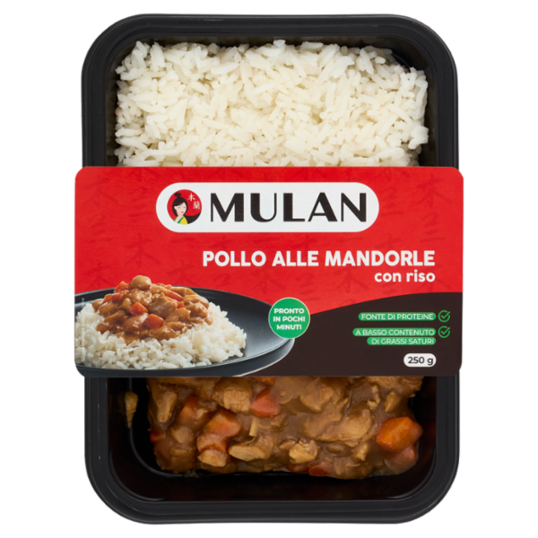 Mulan Pollo alle Mandorle con riso 250 g