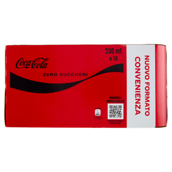 Coca-Cola ZERO lattina sleek 10 x 33cl