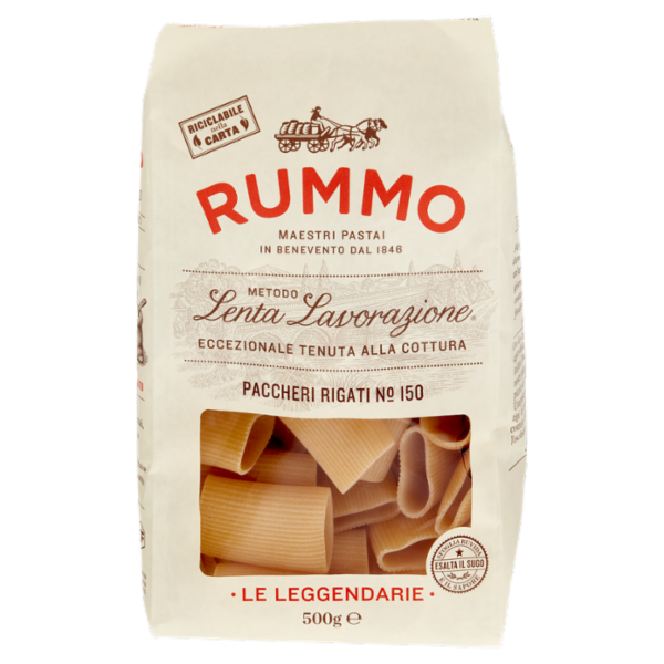 Rummo Le Leggendarie Paccheri Rigati N° 150 500 g