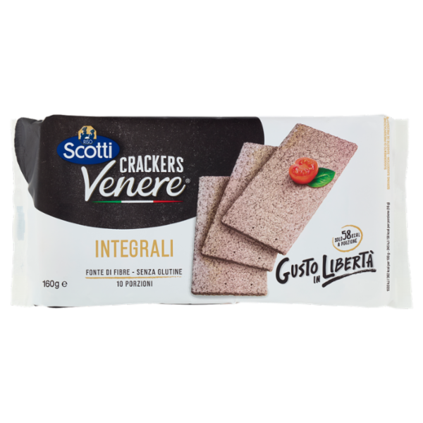 Riso Scotti Crackers Venere Integrali 10 x 16 g