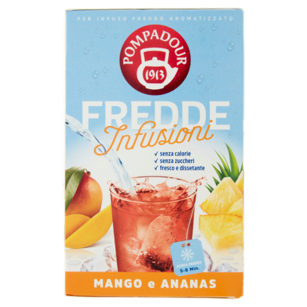 Pompadour Fredde Infusioni Mango e Ananas 18 x 2,5 g