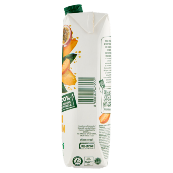 Zuegg Skipper Mango Passion Senza zuccheri aggiunti 1000 ml