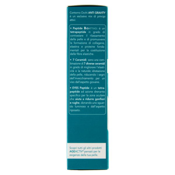 Matt Age Activ Anti Gravity Contorno Occhi Rughe, Borse e Occhiaie Peptide Bioattivo Ceramidi 15 ml