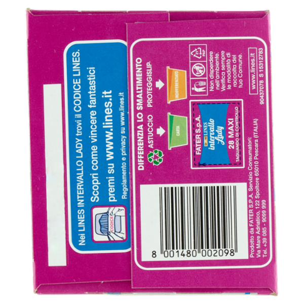 Lines intervallo Lady proteggislip Maxi Disteso 28 pz