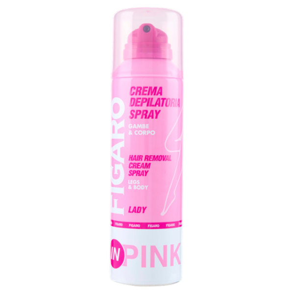 Figaro Lady InPink Crema Depilatoria Spray Gambe & Corpo 200 ml