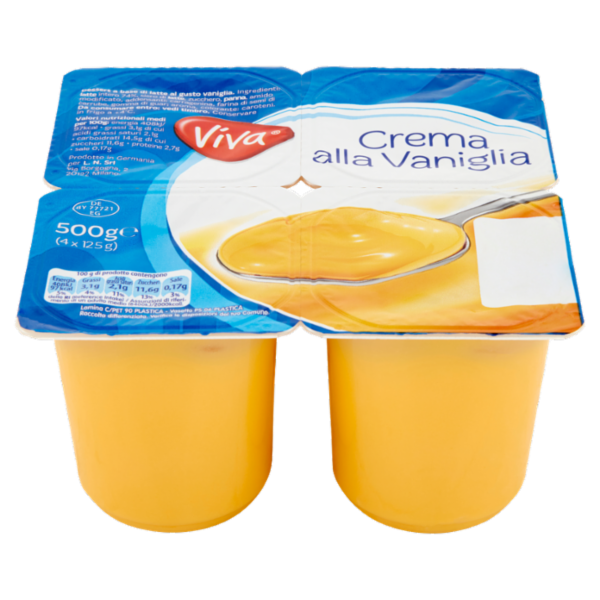 Viva Crema alla Vaniglia 4 x 125 g