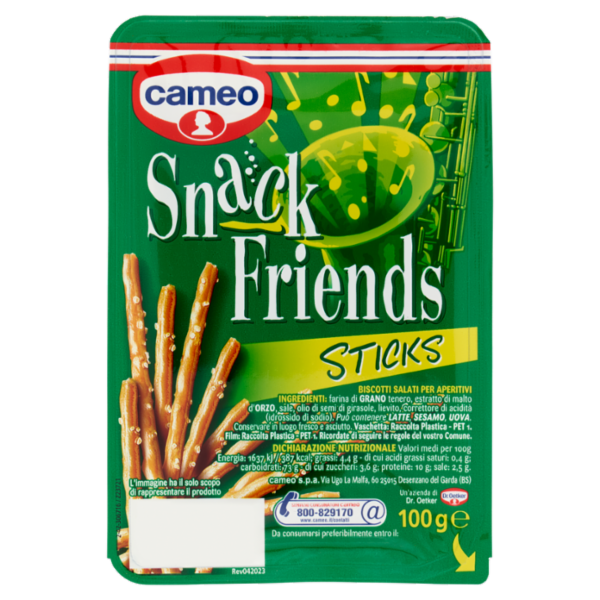 cameo Snack Friends Sticks 100 g