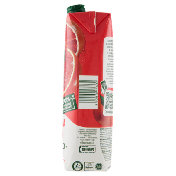 Zuegg Skipper Arancia Rossa Intenso 1000 ml