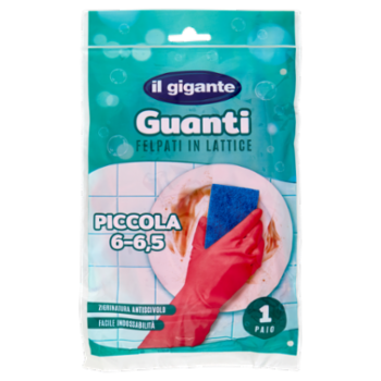 IL GIGANTE Guanti Felpati In Lattice Piccola 6-6,5 1 Paio