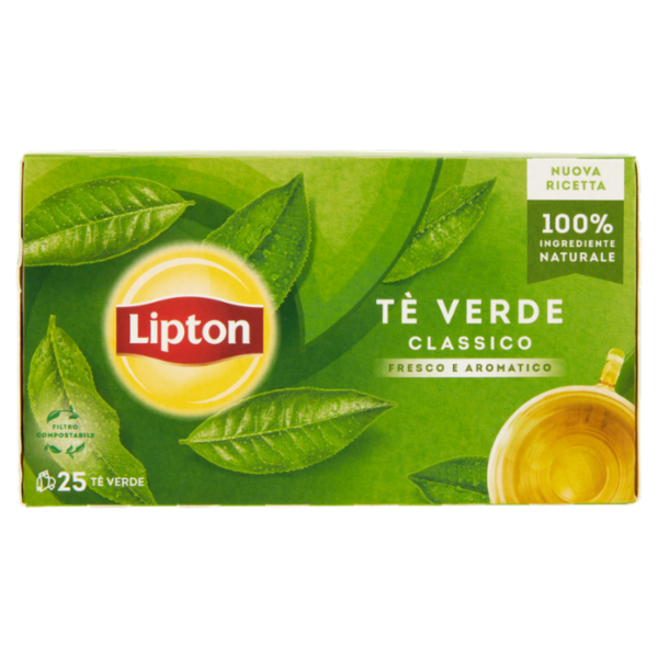 Lipton Tè Verde Classico 25 Filtri 32,5 g