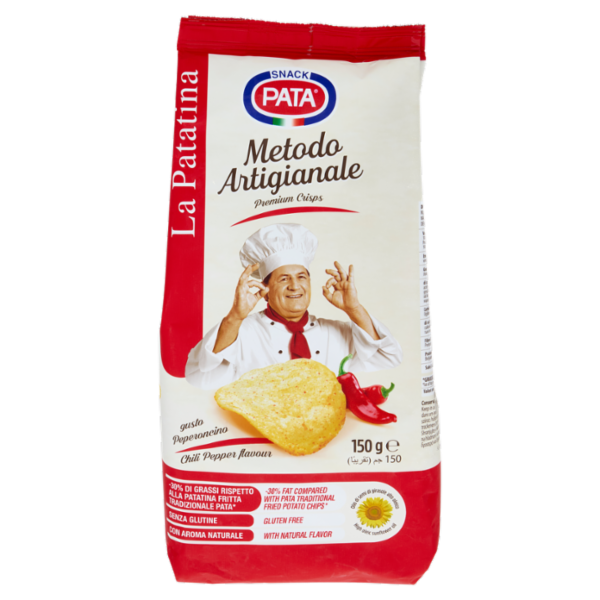 Pata la Patatina Metodo Artigianale gusto Peperoncino 150 g
