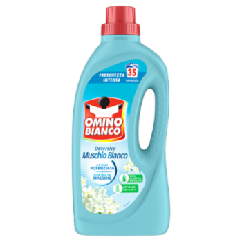Omino Bianco Detersivo Muschio Bianco, 35 Lavaggi, 1400 Ml
