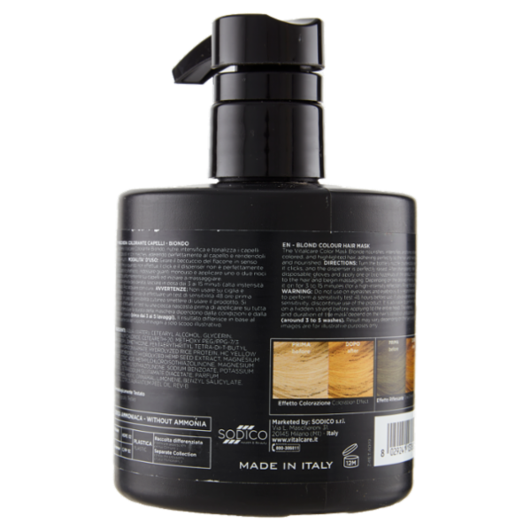 Vitalcare Professional Maschera Colorante Biondo 300 ml