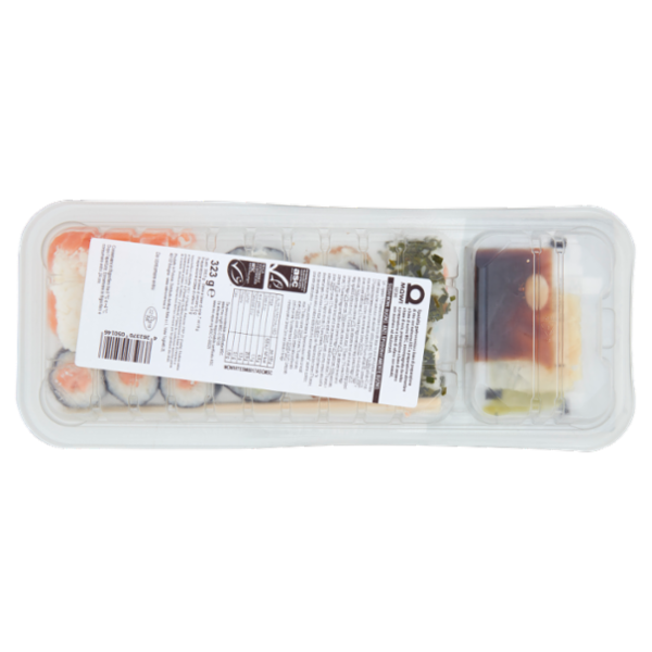 Mowi Sushi 3 x Nigiri, 4 x California, 3 x Hosomaki, 2 x Futomaki 323 g