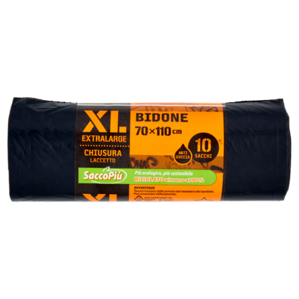 Bidone XL-Extralarge 70x110 cm Sacchi 10 pz