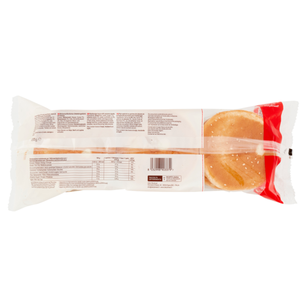 DailyBread Pane per Mega Burger Panini con Semi di Sesamo 6 x 75 g