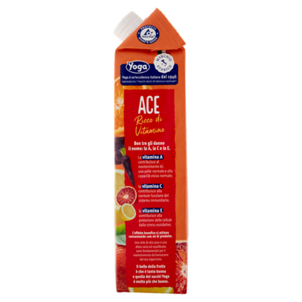 Yoga ACE Rosso Arancia Rossa Arancia Carota Limone 1000 ml
