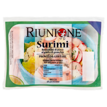 Riunione Surimi Bastoncini Di Pesce Al Gusto Di Granchio 100 g