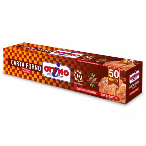 Rotolo carta forno professionale 50 metri ottimo