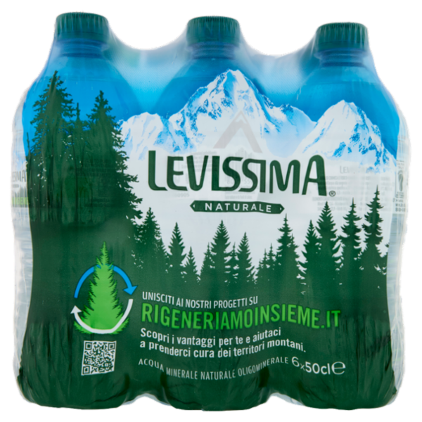 LEVISSIMA, Acqua Naturale 6 x 50cl