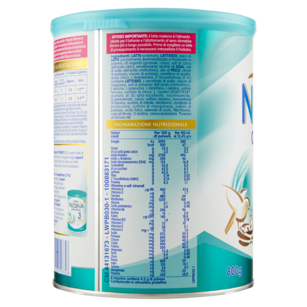 NESTLÉ NIDINA Optipro 2 da 6 mesi Latte di proseguimento in polvere 800g