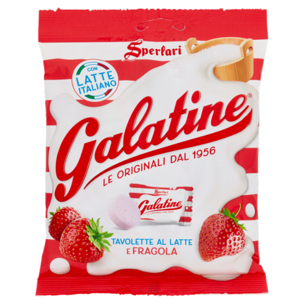 Galatine Tavolette al Latte e Fragola 115 g