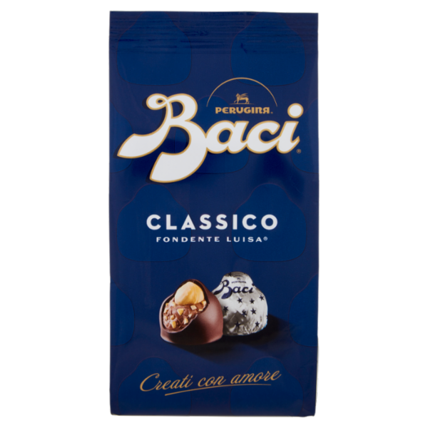 BACI PERUGINA Cioccolatini Fondenti ripieni al Gianduia Sacchetto 125g