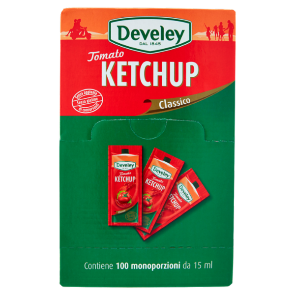 Develey Tomato ketchup classico 100 x 15 ml