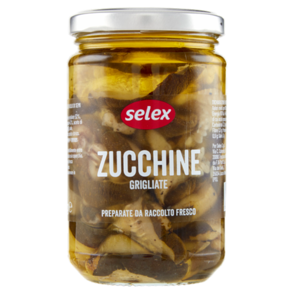 Selex Zucchine Grigliate in Olio di Semi di Girasole 280 g