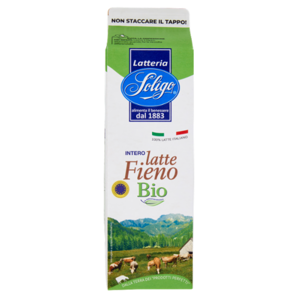 Latteria Soligo latte Fieno STG Bio Intero 1000 ml