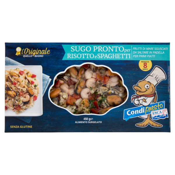 Esca Condipresto Sugo Pronto per Risotto e Spaghetti 450 g