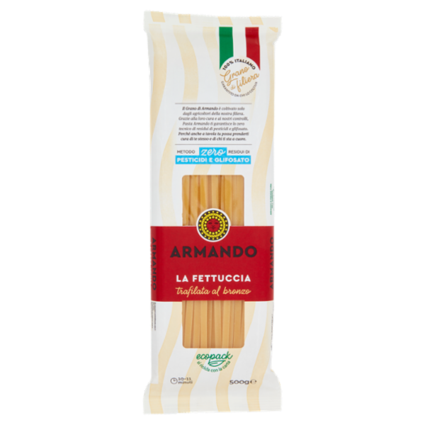 Armando Metodo zero Residui di Pesticidi e Glifosato la Fettuccia 500 g