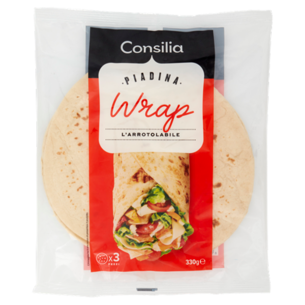 Consilia Piadine Wrap Arrotolabili 3x110 g