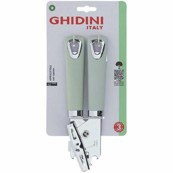 Ghidini Apriscatole Manico Verde Acqua