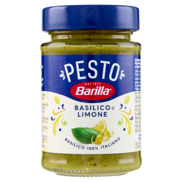 Barilla Pesto Basilico e Limone Condimento e Sugo per Pasta 190g