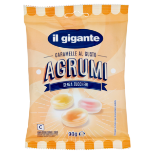 IL GIGANTE Caramelle Al Gusto Agrumi Senza Zuccheri 90 g