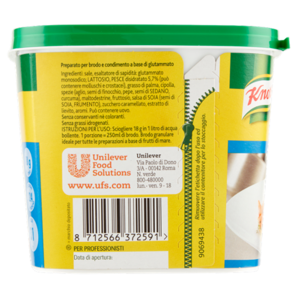 Knorr Chef's Brodo per Frutti di Mare Granulare 570 g