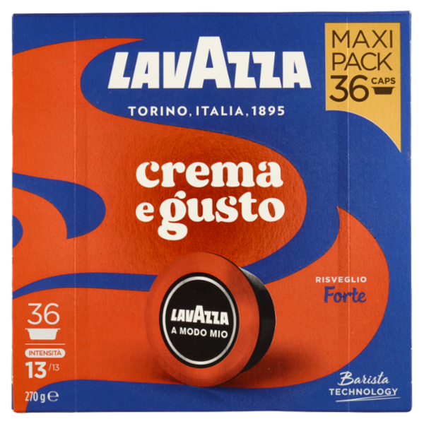 Lavazza A Modo Mio crema e gusto Forte 36 Capsule 270 g