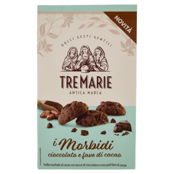 Tre Marie i Morbidi cioccolato e fave di cacao 300 g