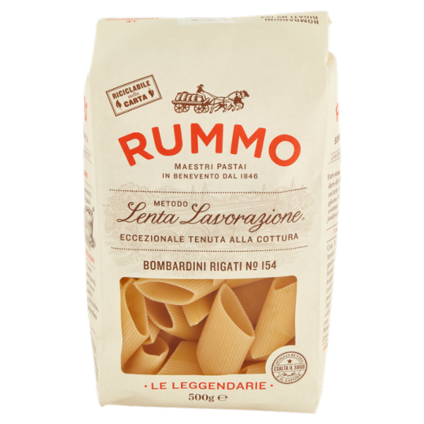 Rummo Le Leggendarie Bombardini Rigati N° 154 500 g