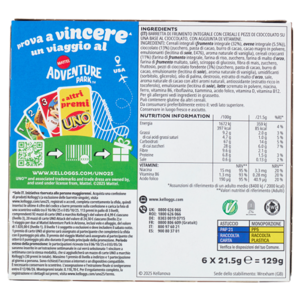 Kellogg's Special K Cioccolato Fondente 6 x 21,5 g