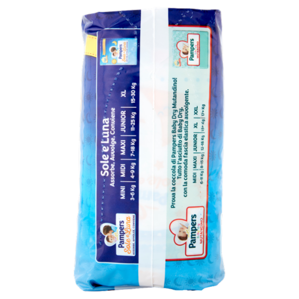 Pampers Sole e Luna 4 Maxi 17 pz