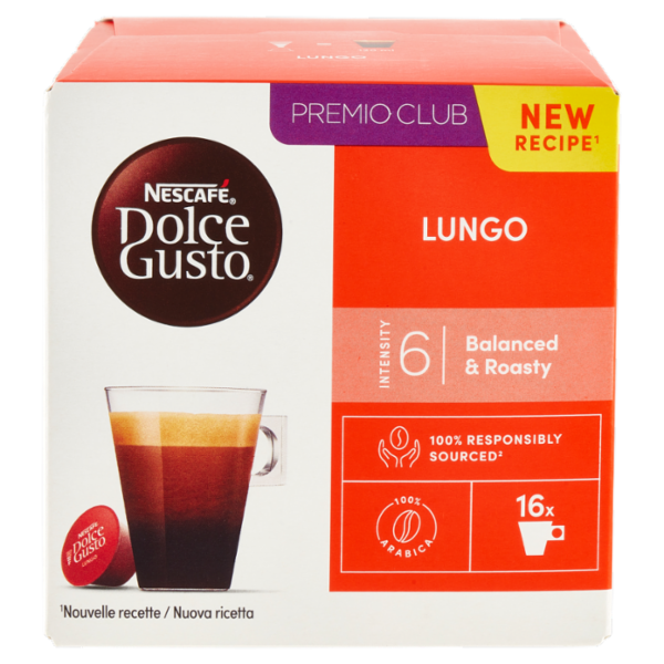 NESCAFÉ DOLCE GUSTO Lungo Caffè 16 Capsule 89,6g
