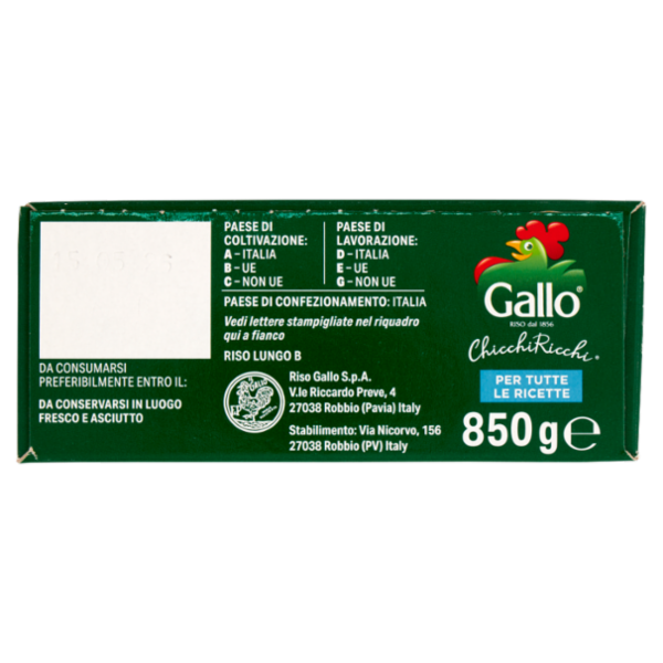 Gallo ChicchiRicchi per Tutte le Ricette 850 g