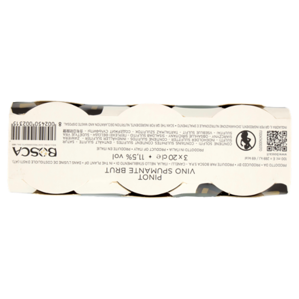 Bosca Pinottino Pinot Vino Spumante Brut 3 x 20 cl