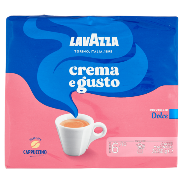Lavazza crema e gusto Dolce Caffè Macinato 2 x 250 g